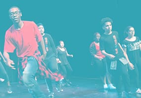 kids on stage